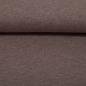 Preview: Stretch-Sweat melange schlammbraun